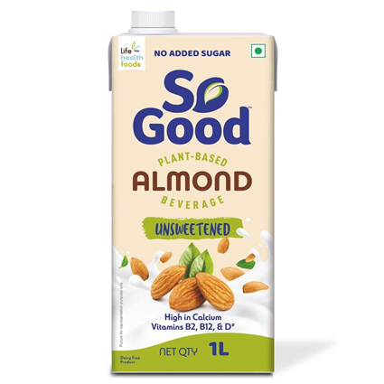 So Good Almond Milk Fresh, 1L Tetra Pack