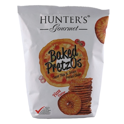 Hunters Pizza Flavour Baked Pretzos, 160G