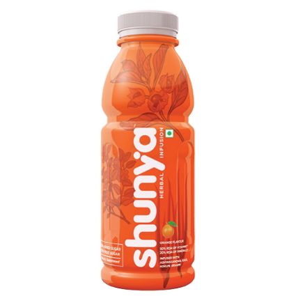 Shunya Herbal Infusion - Orange Flavour ,400Ml