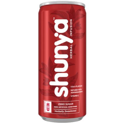 Shunya Herbal Infusion Fizz - Cola Flavour, 300Ml