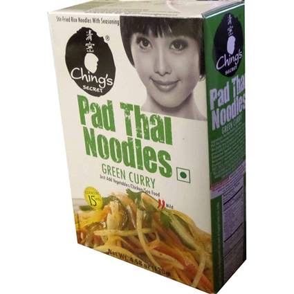 Chings Pad Thai Green Curry Noodles 130G Box