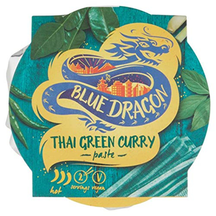 Blue Dragon Thai Green Curry Paste Hot 50G Bottle