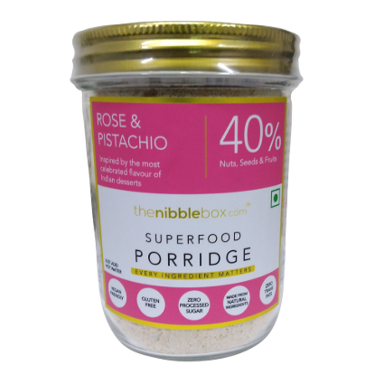 The Nibble Box Rose & Pistachio Porridge, 200G
