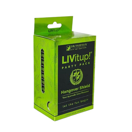 Dr. Vaidyas - Livitup! - Hangover Shield And Liver Protector5 Capsules