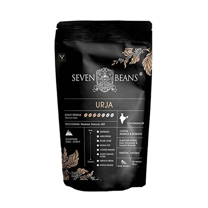 Seven Beans Urja Whole, 250G Bag