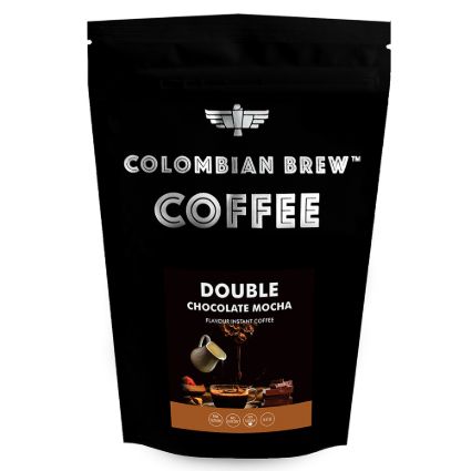 Colombian Brew Double Chocolate Mocha Instant Coffee Powder 50G Box