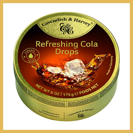 Cavendish & Harvey Refreshing Cola Drops, 175G Tin