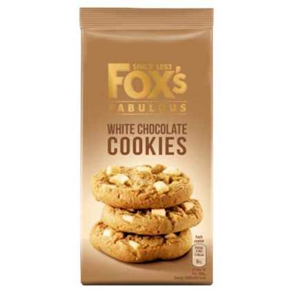 Foxs Biscuit Chunkie Cookies With White Chocolate 180G