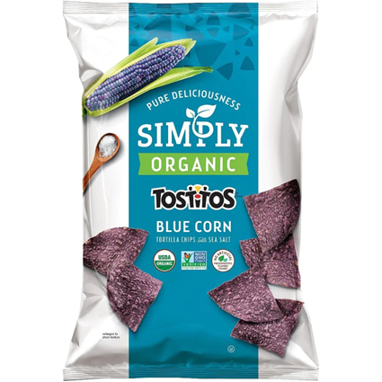 Simply Tostitos Bluecorn Tortila Chips 255G Bag