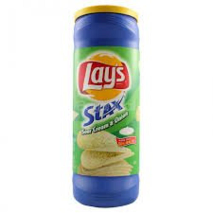 Lays Sour Cream And Onion Chips 155.9G Jar