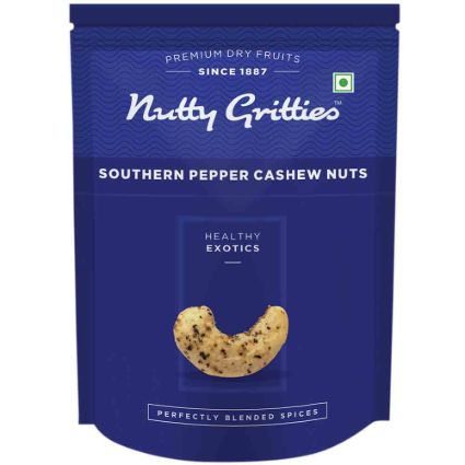 Nutty Gritties Pepper Cashewnuts ,188G