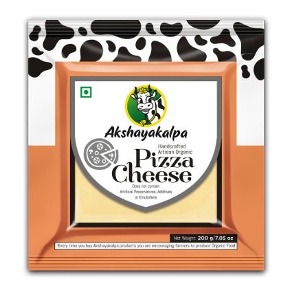 Akshayakalpa Organic Pizza Cheese 200G