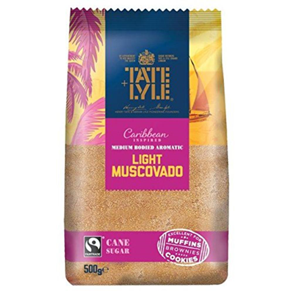 Tate & Lyle Muscovada Sugar 500G Bag