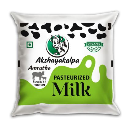 Akshayakalpa Amrutha - A2 Pasteurized Organic Whole Milk 500 Ml