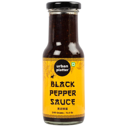 Urban Platter Black Pepper Sauce, 240G 