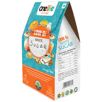 Onelife White Sugar Low Gi, 500G Pouch