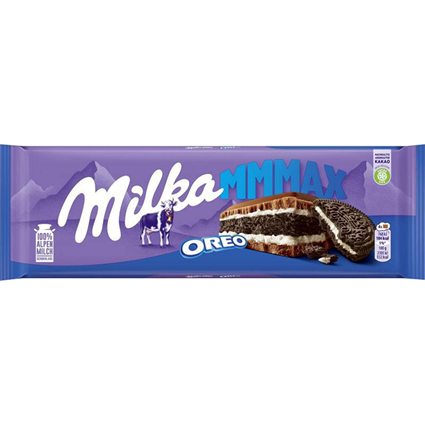 Milka International Milka Oreo Milk Chocolate Bar 300G