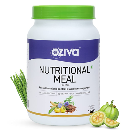 Oziva Nutritional Meal For Men Chocolate, 500G Bottle