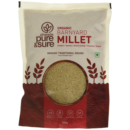 Pure & Sure Organic Barnyard Millet, 500G Pouch