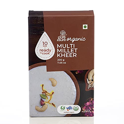 Phalada Pure & Sure Organic Multi Millet Kheer, 200G Box