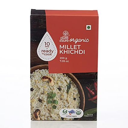 Phalada Pure & Sure Organic Millet Khichdi Mix, 200G Box