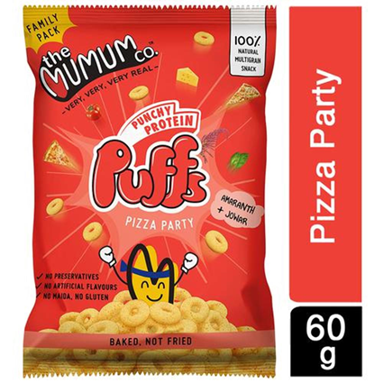 The Mumum Company Protein Puffs, 60G Pouch