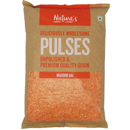 Natures Masoor Dal Red, 1Kg Pouch