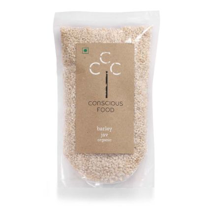 Conscious Food Organic Barley, 500G Pack