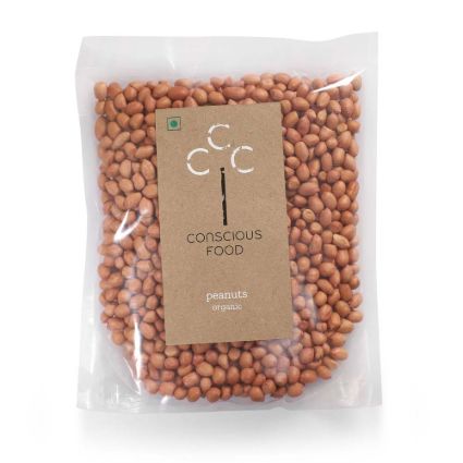 Conscious Food Organic Peanuts 500G Pack