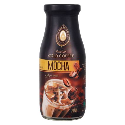 Kings Coffee Premium Cold Coffee Mocha 280Ml Bottle