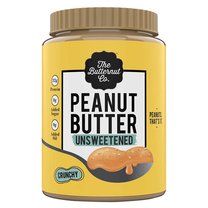 The Butternut Co. Unsweetened Butter Peanut 1Kg Bottle