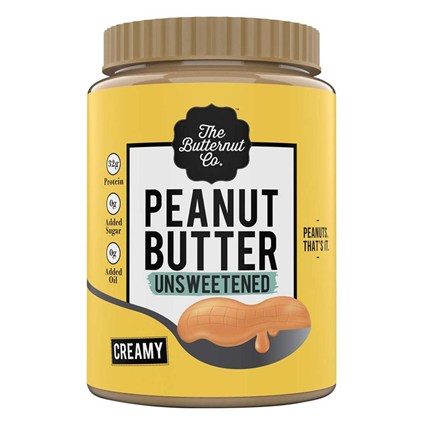 The Butternut Co. Unsweetened Butter Peanut, 1Kg Jar