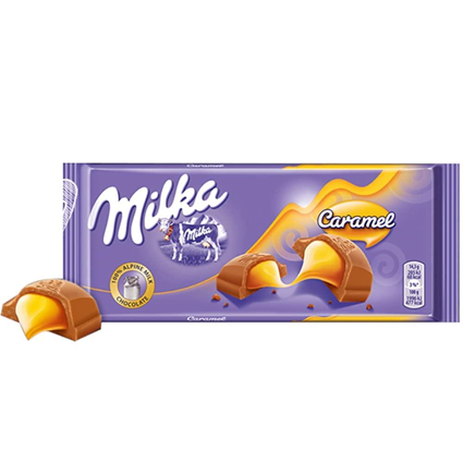 Milka Caramel Chocolate, 100G