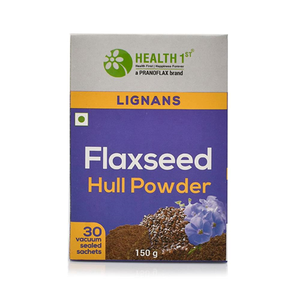 Health1St Flaxseeds Hull Powder, 150G Box