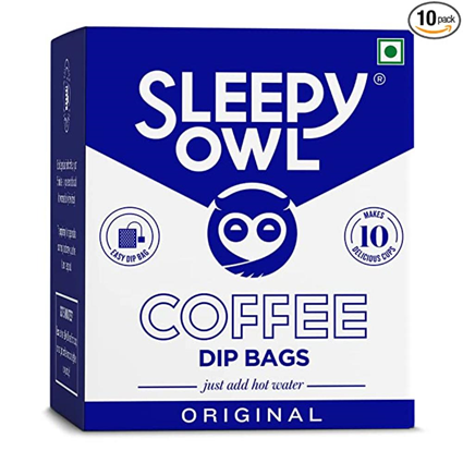 Sleepy Owl Original Hot Brew Coffee150g (Pack Of 10)