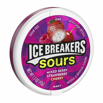 Ice Breakers Sours Spearmint 42G Tin