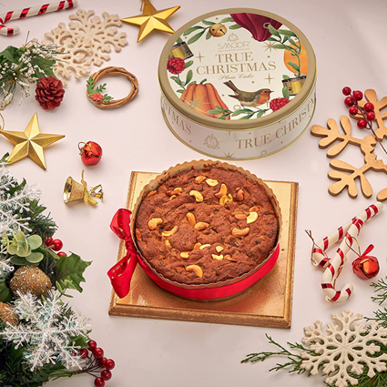 Smoor Christmas Plum Cake Round 750G Cup