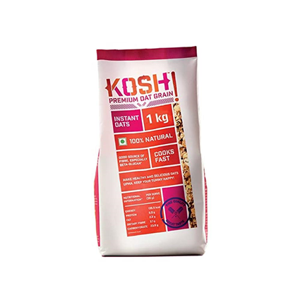 Kosh Instant Oats, 1Kg Pouch