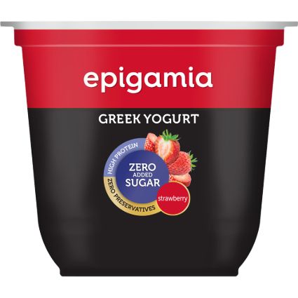Epigamia Greek Yogurt Strawberry (No Added Sugar) 110G