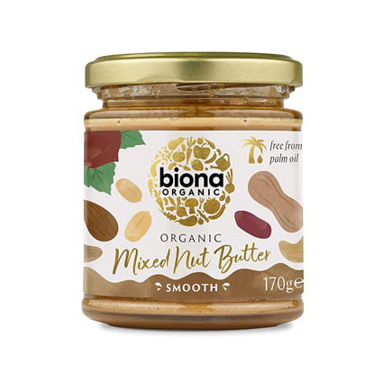 Biona Mixed Nut Butter 170G Jar