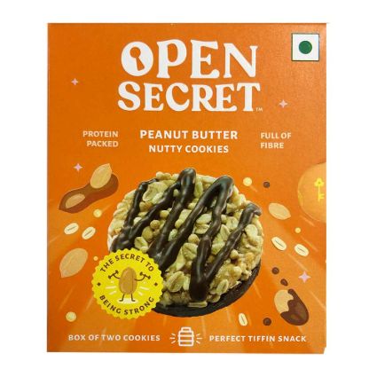 Open Secret Peanut Butter Nutty Cookies, 25G