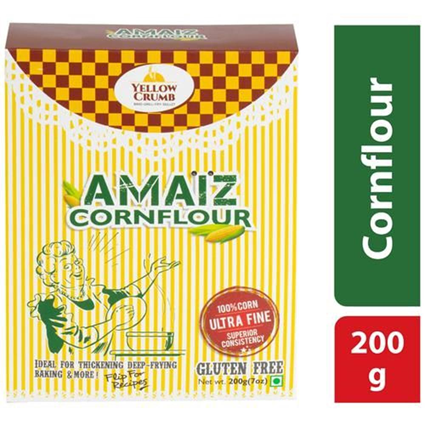 Yellow Crumb Ultra Fine Corn Flour 200G Box