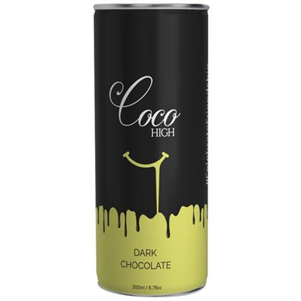 Coco High Dark Chocolate Drink Ready To Serve Rich Smooth 200Ml Can