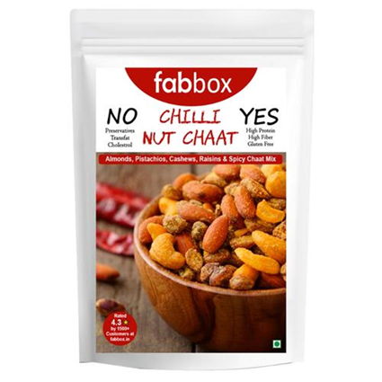 Fabbox Chilli Nut Chaat, 140G Pack