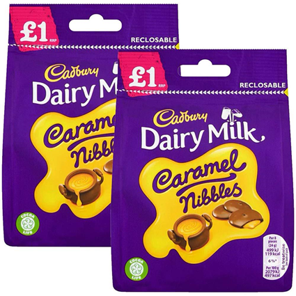 Cadbury Caramel Nibbles 95G Pouch