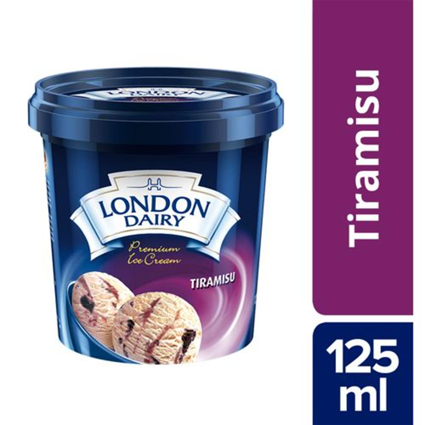 London Dairy Ice Cream Tiramisu, 125Ml Cup