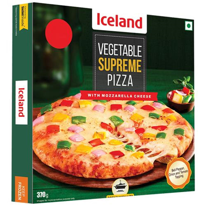 Iceland Vegetable Supreme Pizza, 370G Box