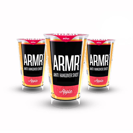 Armr Apple Flavour Anti Hangover Shot 60Ml Cup