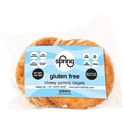 Sprinng Gluten Free Chewy Yummy Bagels 150G Pouch