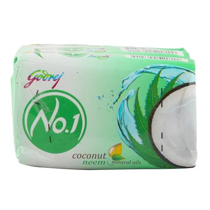 No 1 Soap Coconut Neem B3G1 4X100G - 